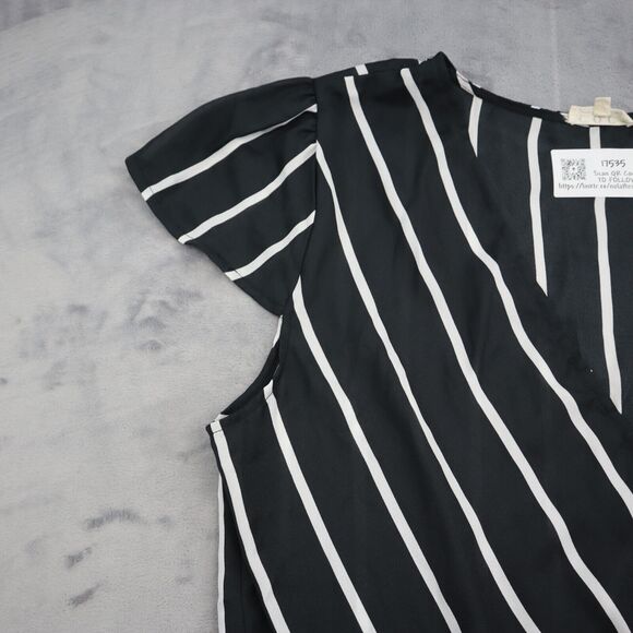 Clothing Obsessed Company Romper Womens 3XL Black Short Cap Sleeve V Neck Outfit - Picture 10 of 16